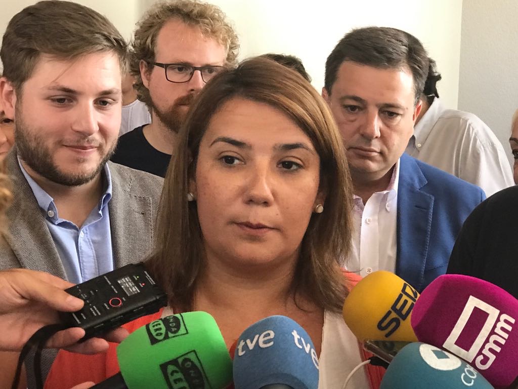 La consejera de Fomento de Castilla-La Mancha, Tita García Élez. Tajo