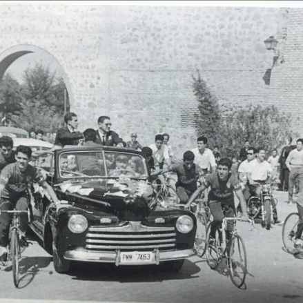 Recibimiento a Bahamontes en Toledo hace 59 años