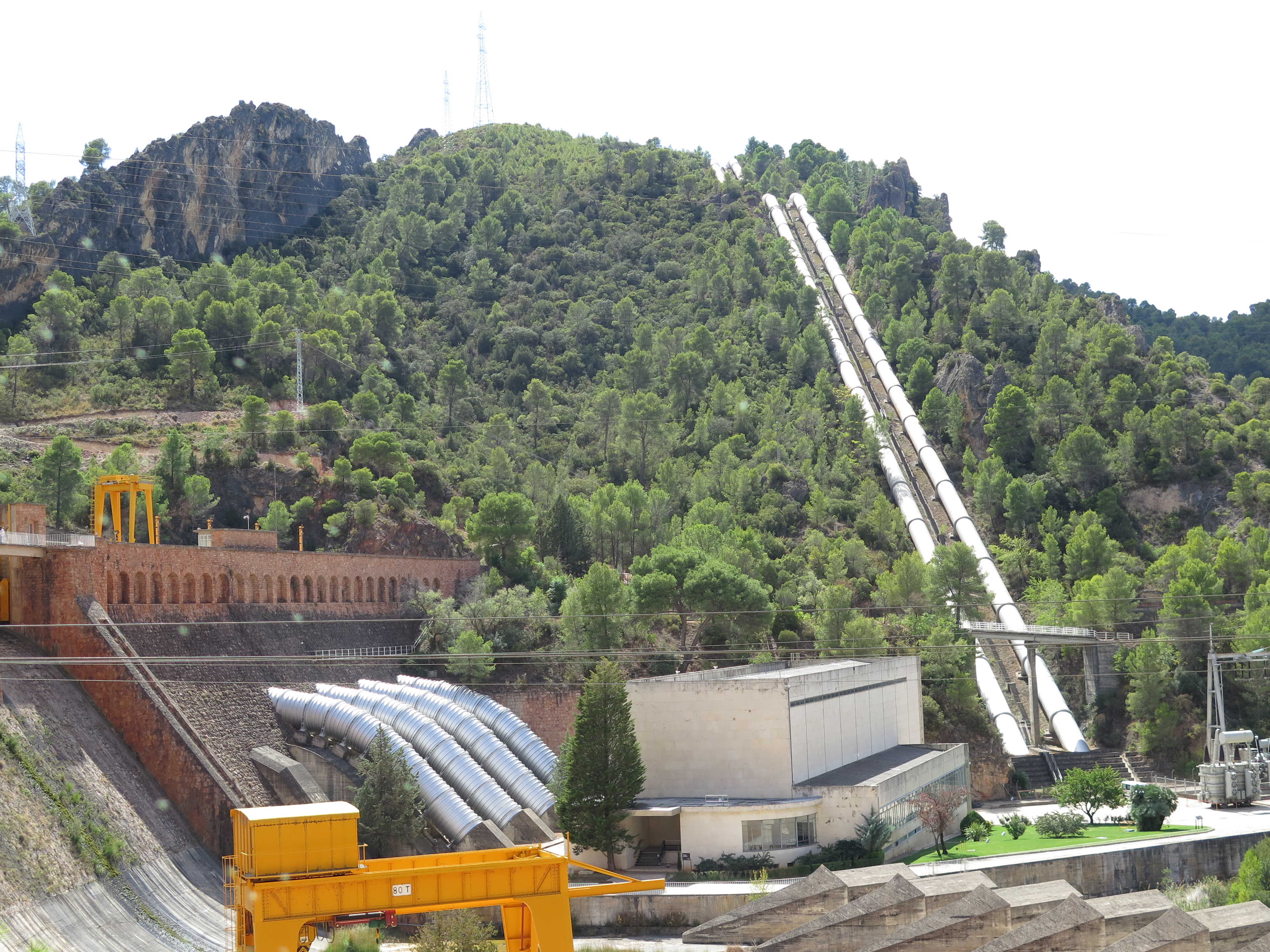 trasvase El conjunto de Bolarque, en el río Tajo