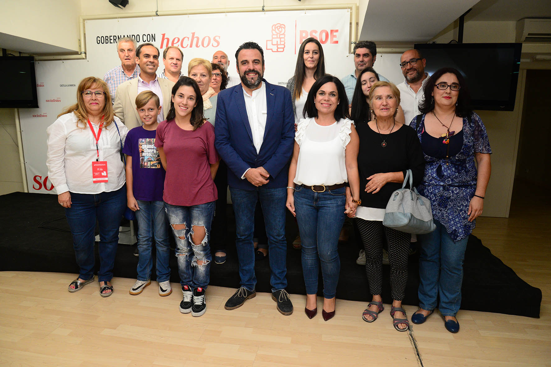 José Luis Blanco y su equipo.