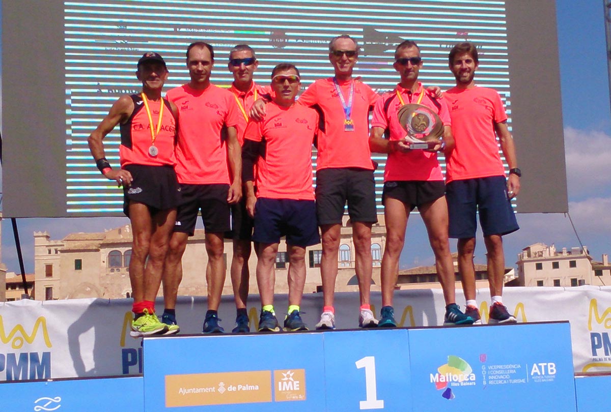 El CA Albacete-Diputación, campeón de España de maratón en la categoría de veteranos