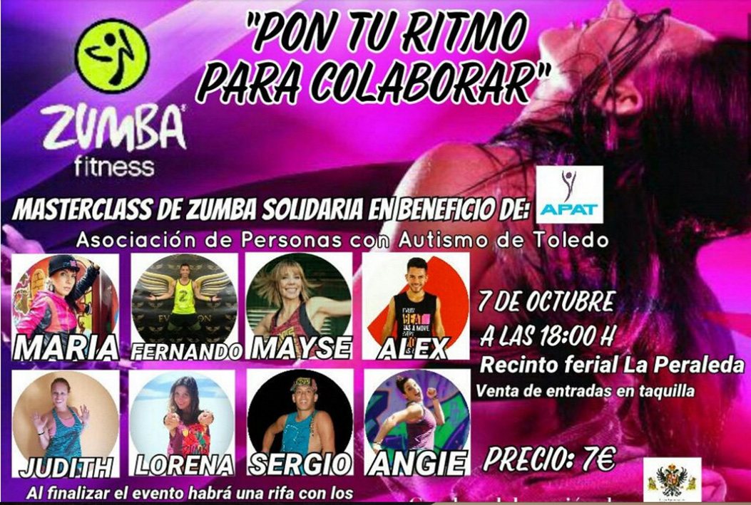 Masterclass de Zumba de la Asociación de Personas con Autismo