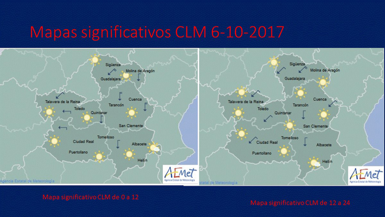 Aemet 6 de octubre Castilla-La Mancha