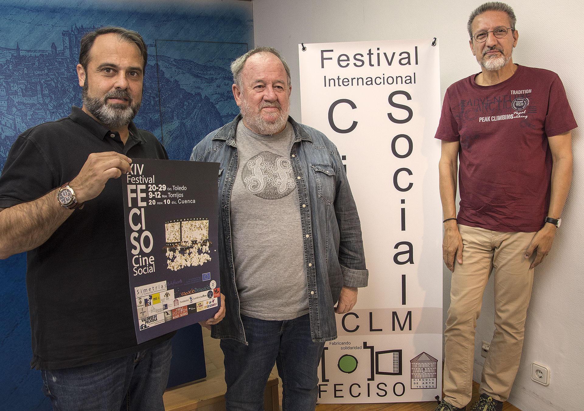 Presentación del Festival de Cine Social Castilla-La Mancha en Toledo.