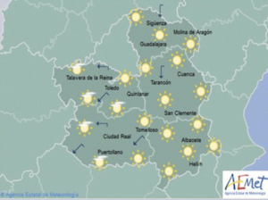 Mapa del tiempo 3 de octubre