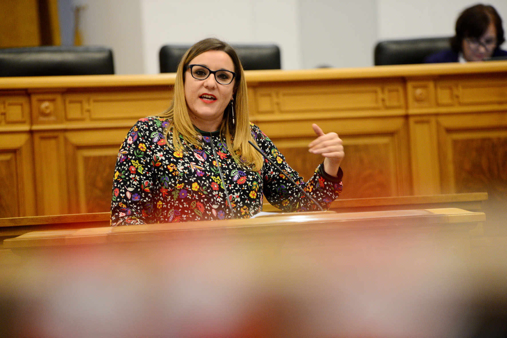 María Díaz, diputada de Podemos en Castilla-La Mancha.