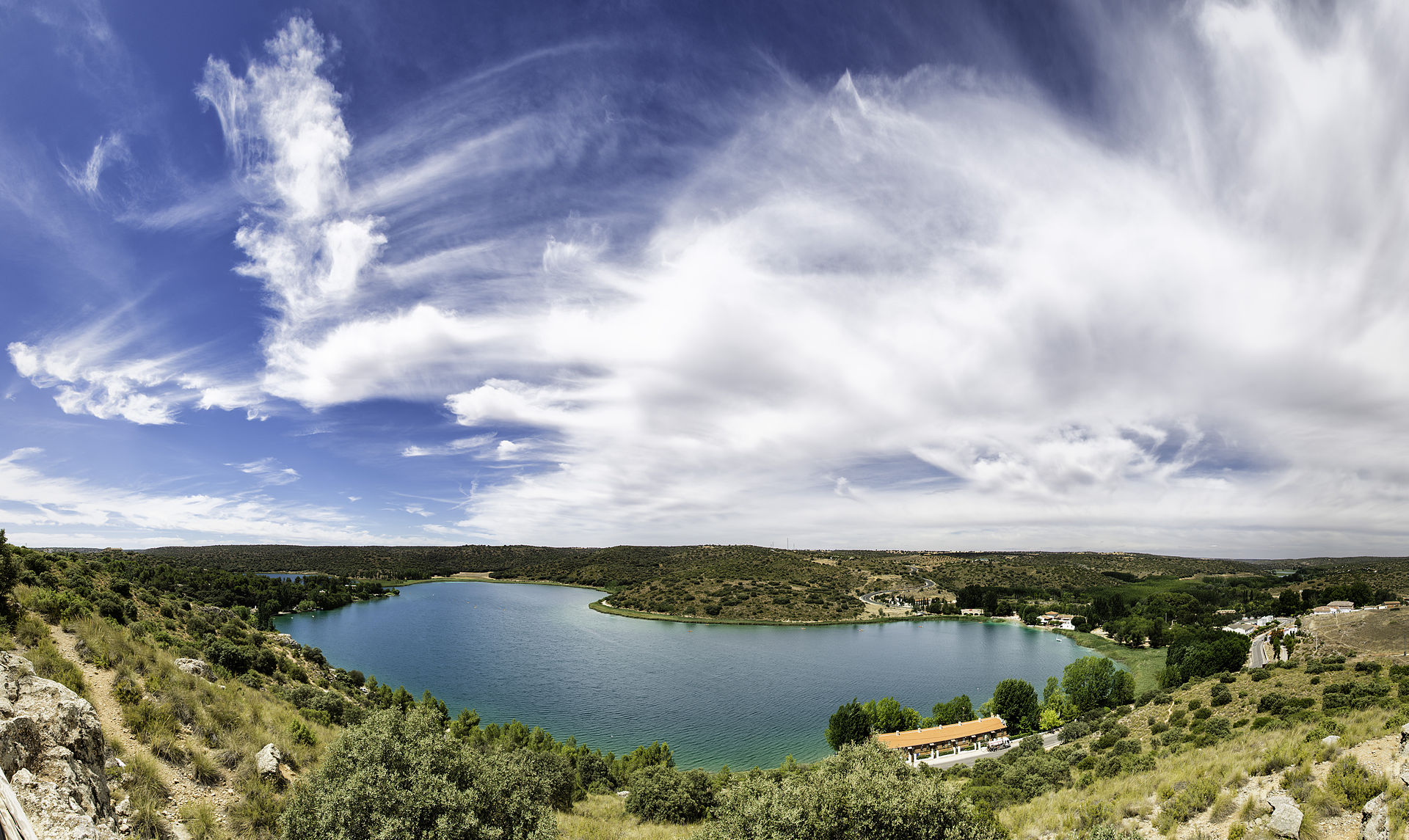 Panorámica de las Lagunas de Ruidera