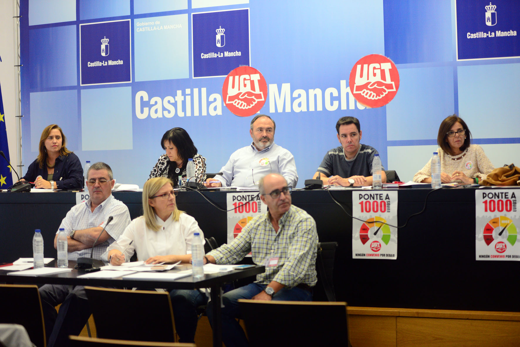 Pedrosa en el Comité Regional UGT.