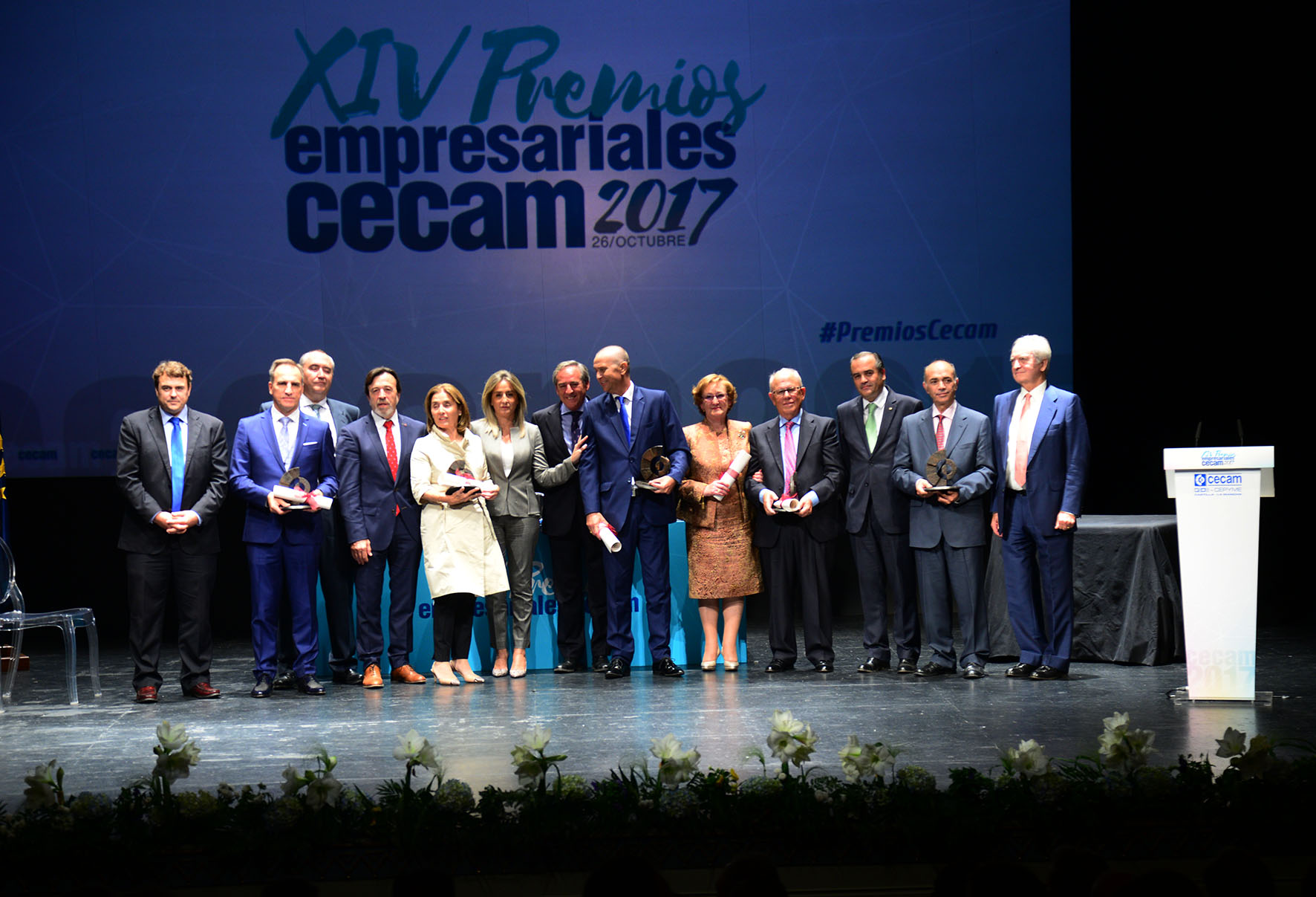 Entrega de los XIV Premios Empresariales Cecam. Nicolás