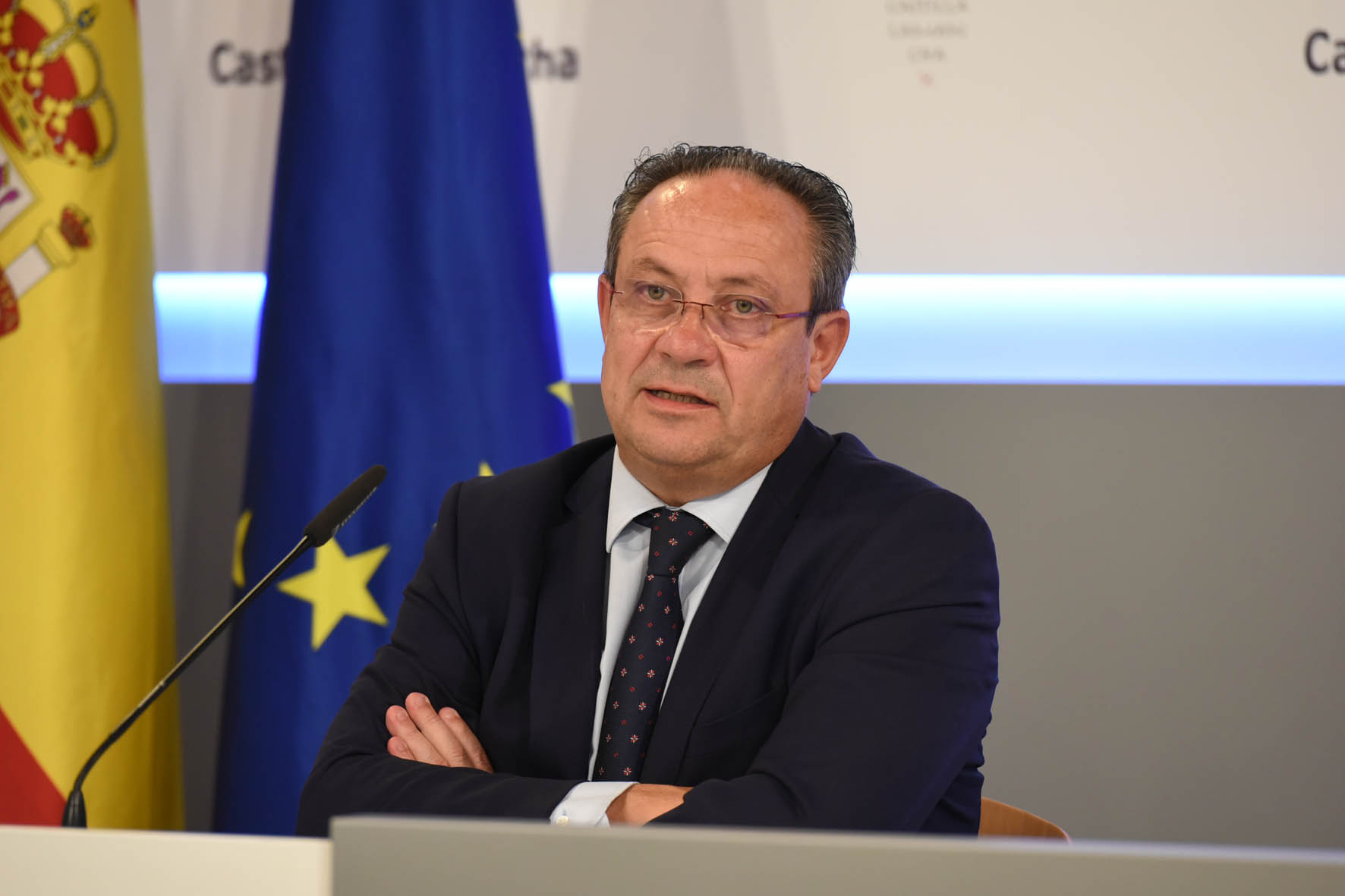 Juan Alfonso Ruiz Molina, consejero de Hacienda y Administraciones Públicas de CLM.