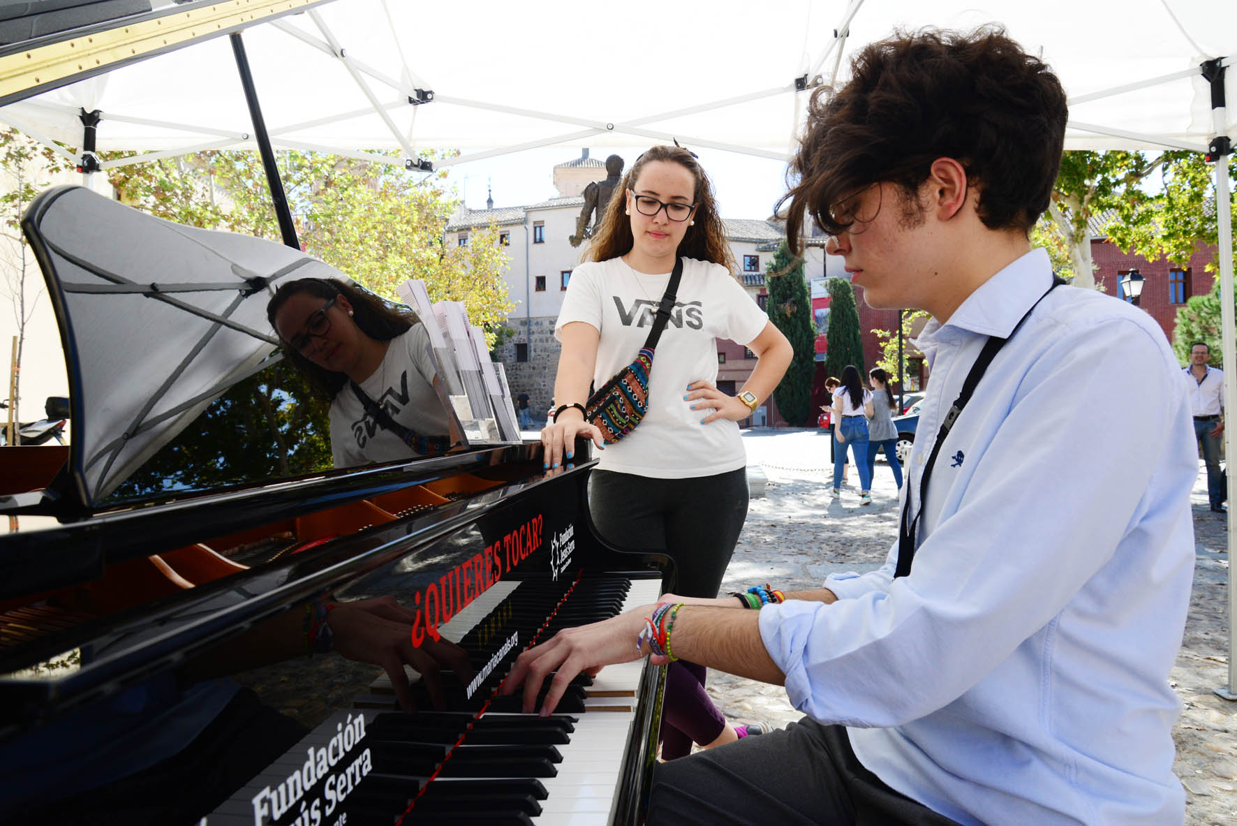 Toledo volverá a sacar los pianos a las calles del casco histórico. Fotos: Rebeca Arango.