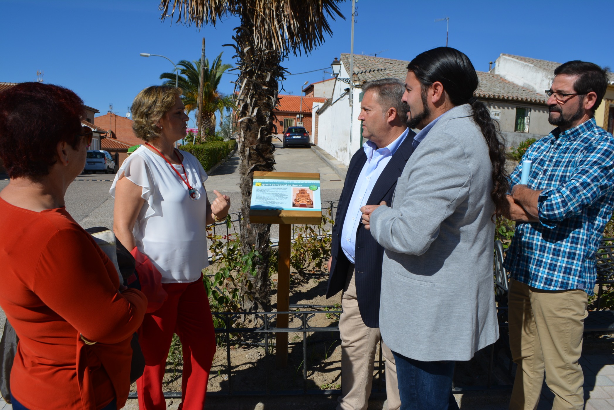 Visita a uno de los senderos de Toledo inaugurados.