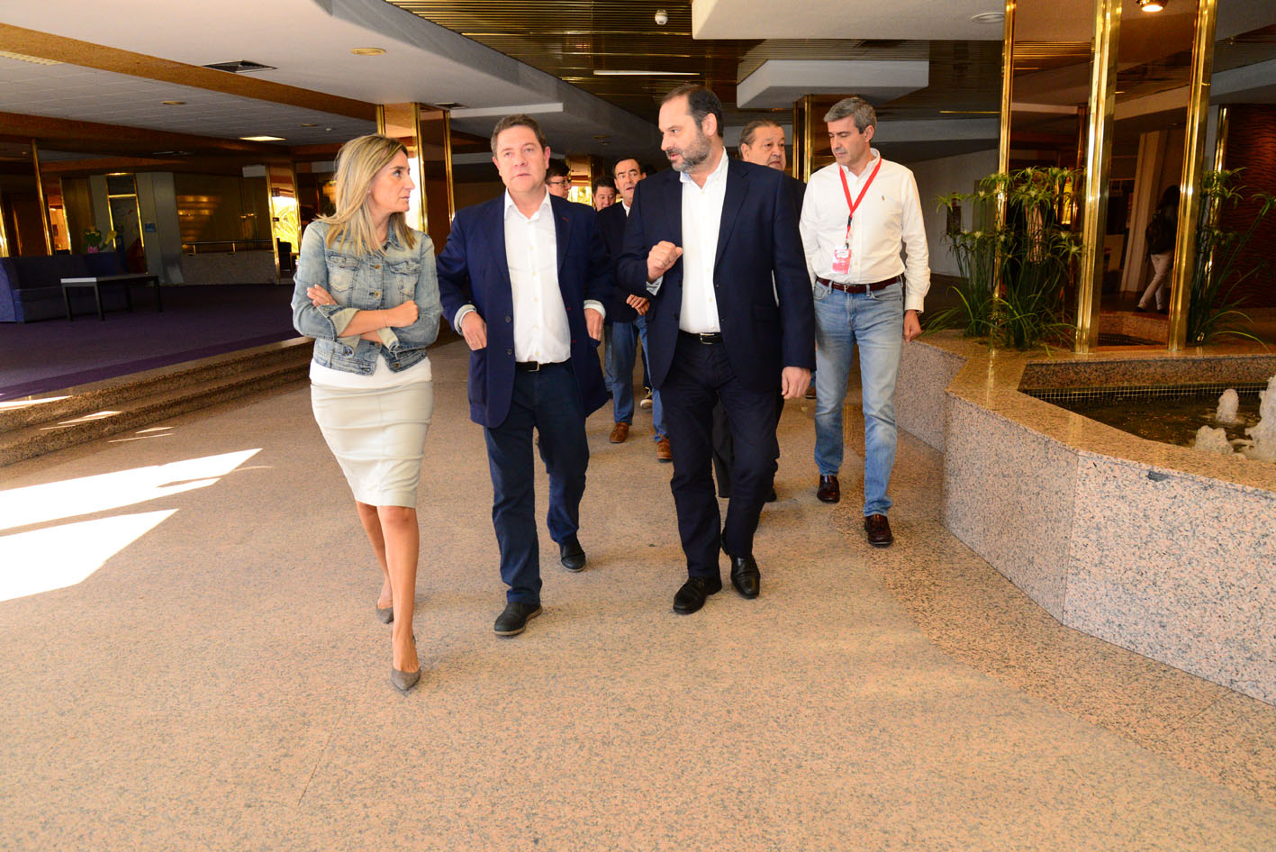 José Luis Ábalos, con Page y Tolón en el 11 Congreso regional del PSOE