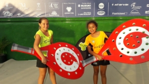Las campeonas del mundo de pádel de su categoría