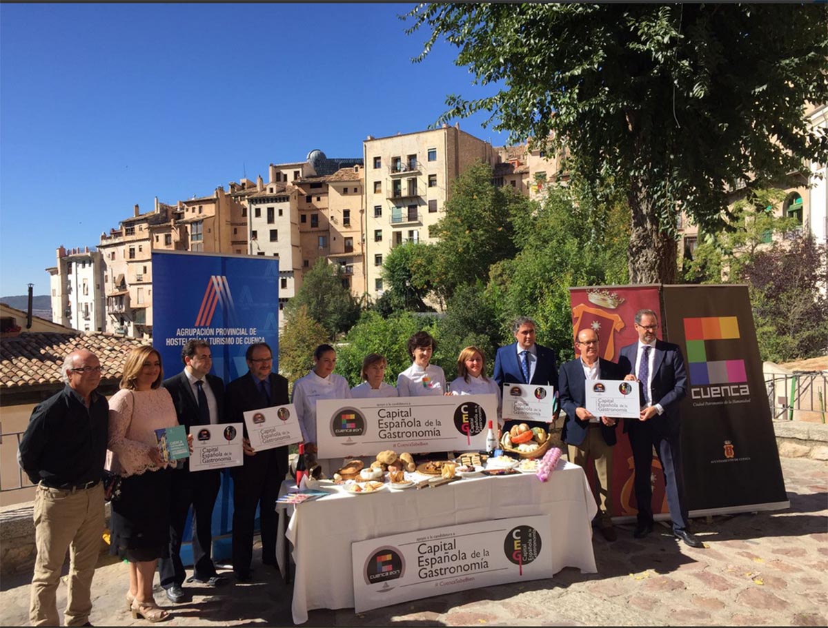 Acto de presentación de la capitalidad gastronómica de Cuenca