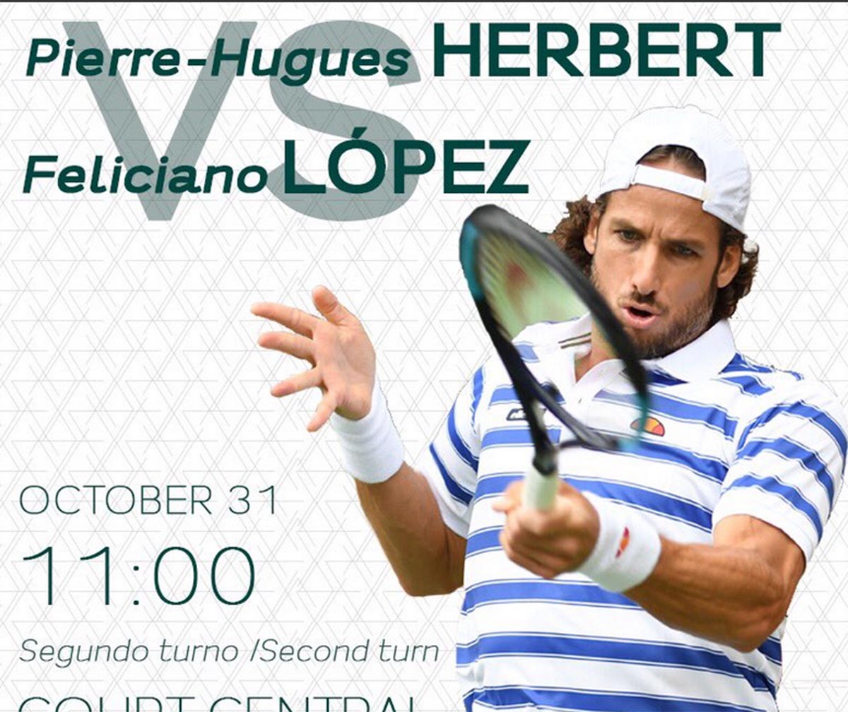 Feliciano López ganó en París al número 75 del mundo, Herbert