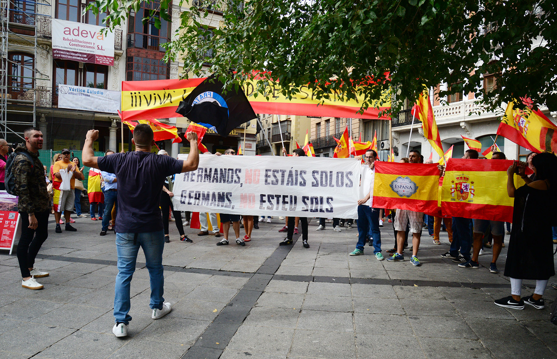 Manifestación por la unidad de España en Toledo.