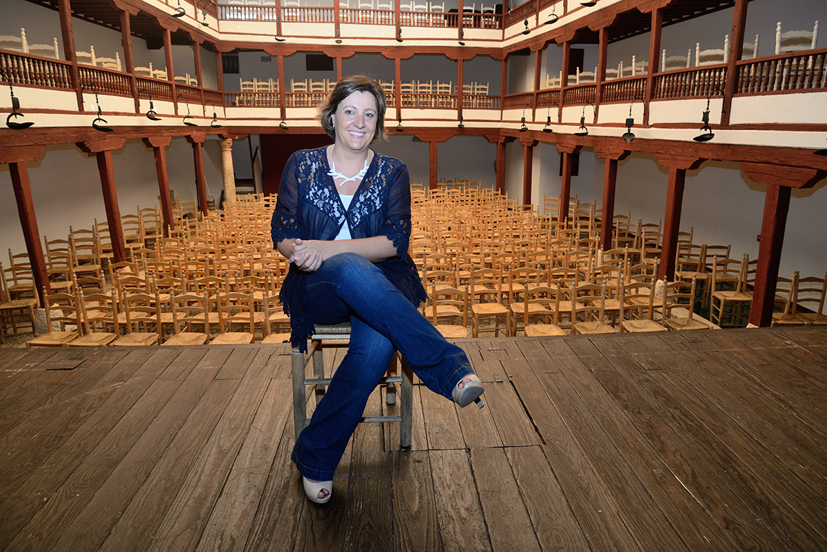 Patricia Franco en el Corral de Comedias de Almagro. México