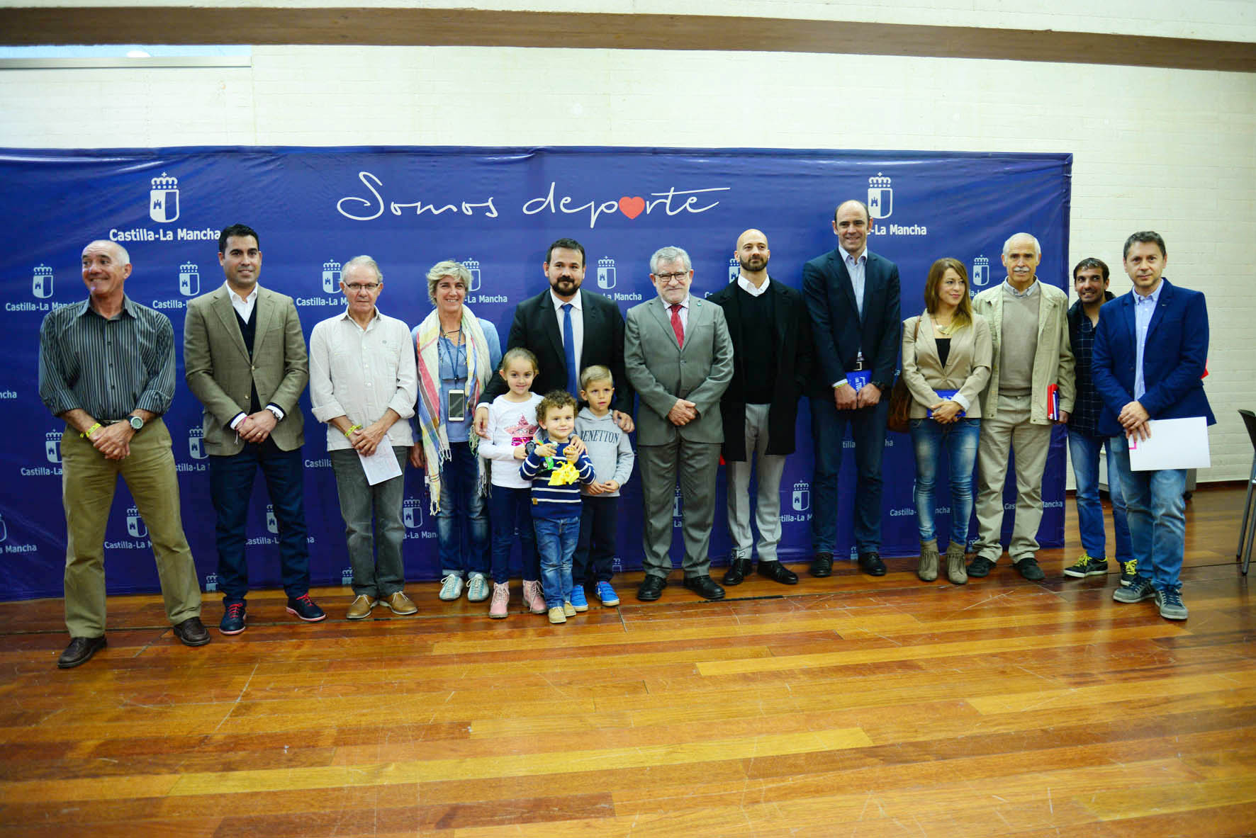 Los participantes de "Una tarde para la historia". Hombrados leyendas