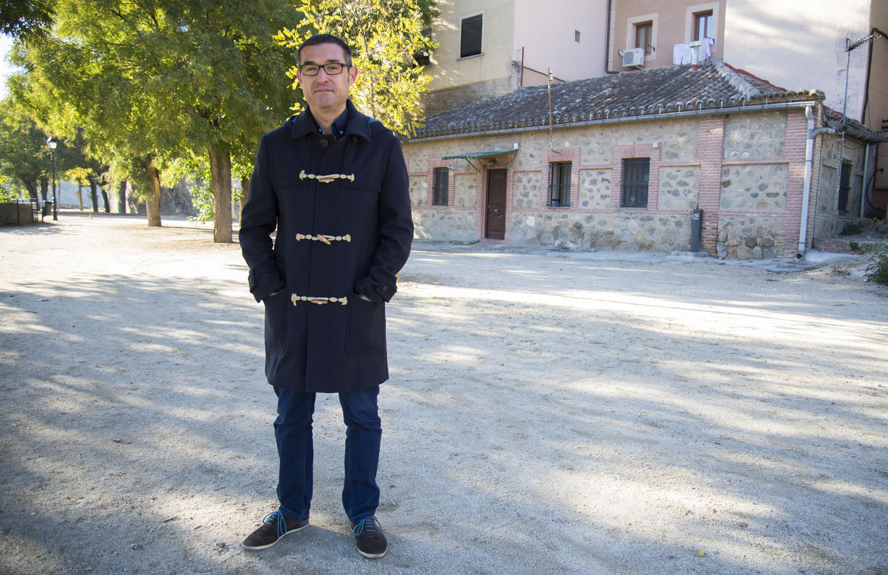 Fernando Muñoz, vicepresidente de la Diputación de Toledo, en el Paseo del Carmen.