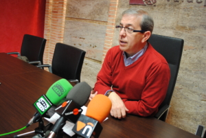 Manuel López Rodríguez en la presentación de la Feria de la Tapa de Valdepeñas.