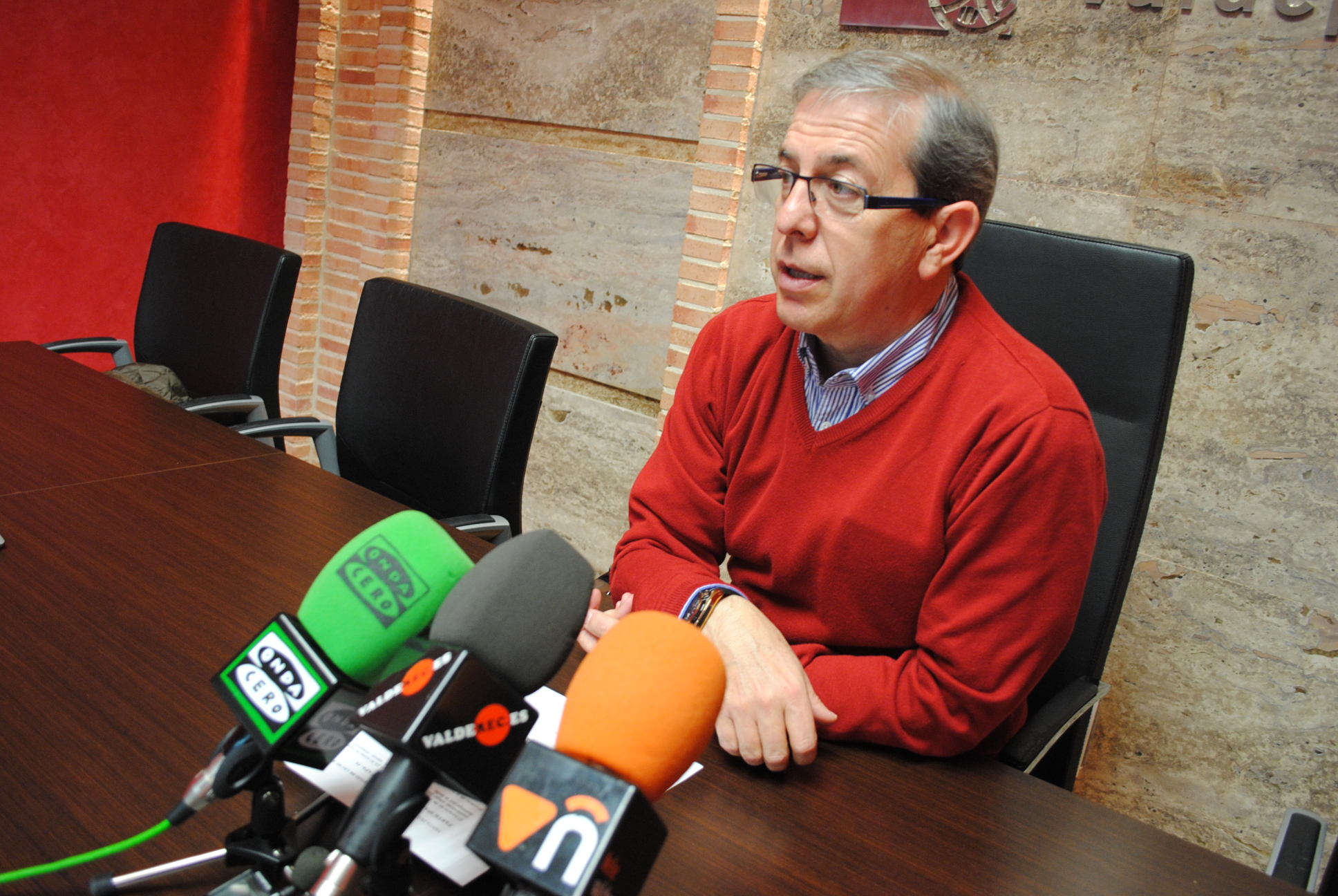 Manuel López Rodríguez en la presentación de la Feria de la Tapa de Valdepeñas.