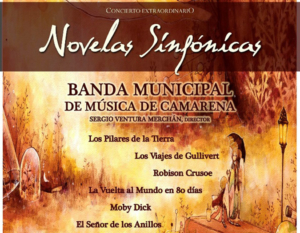 La Banda Municipal de Camarena ofrece el concierto "Novelas Sinfónicas" este sábado 25.
