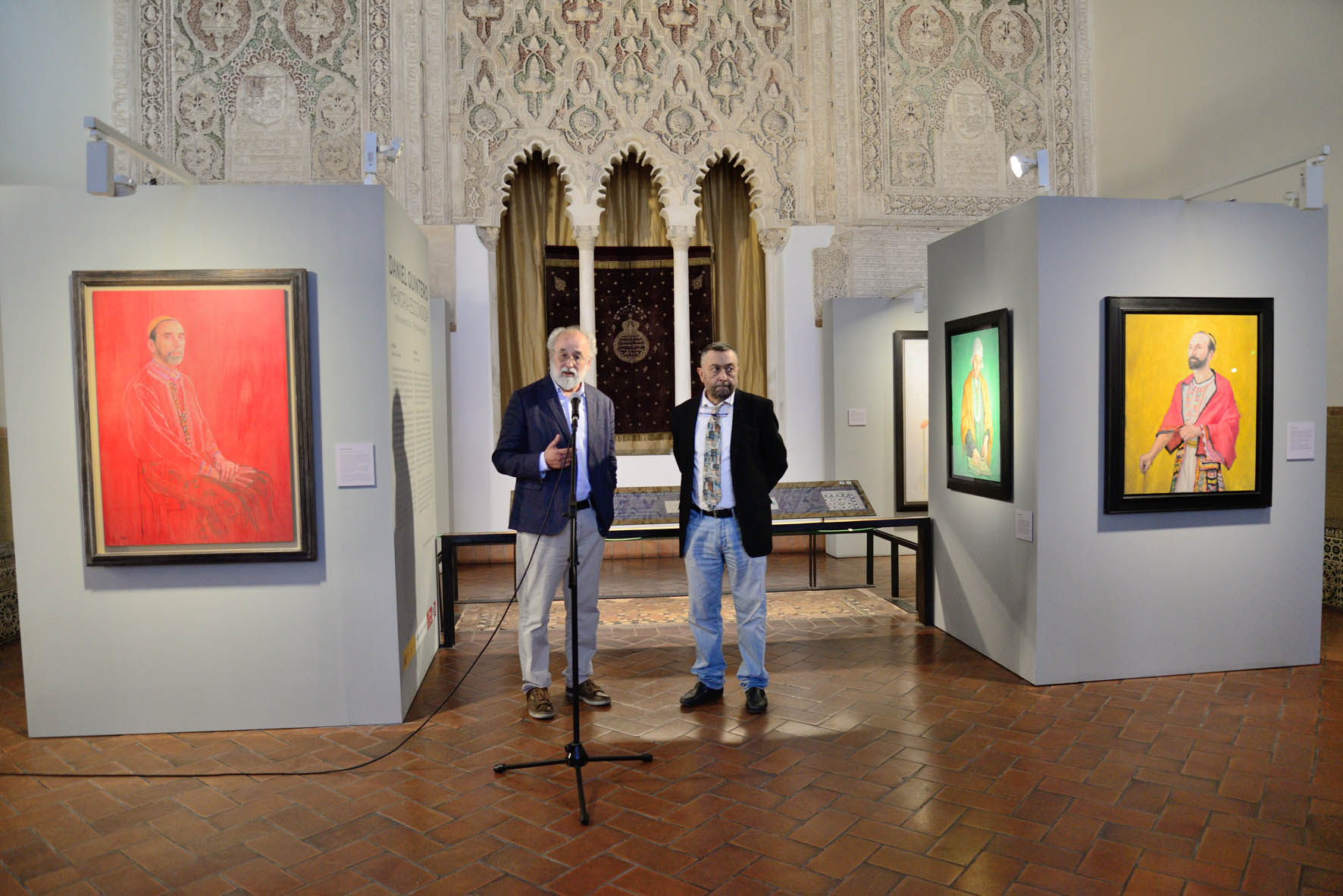 Inauguración de la exposición Memoria Escondida en el Museo Sefardí.