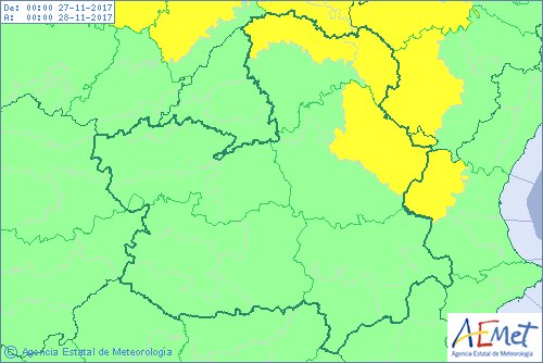 Bajan las temperaturas en Castilla-La Mancha