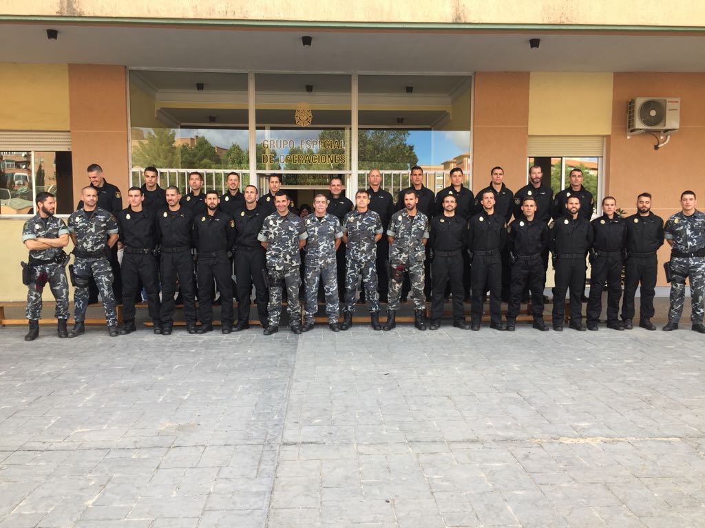 Los 22 nuevos geos de la Policía Nacional.