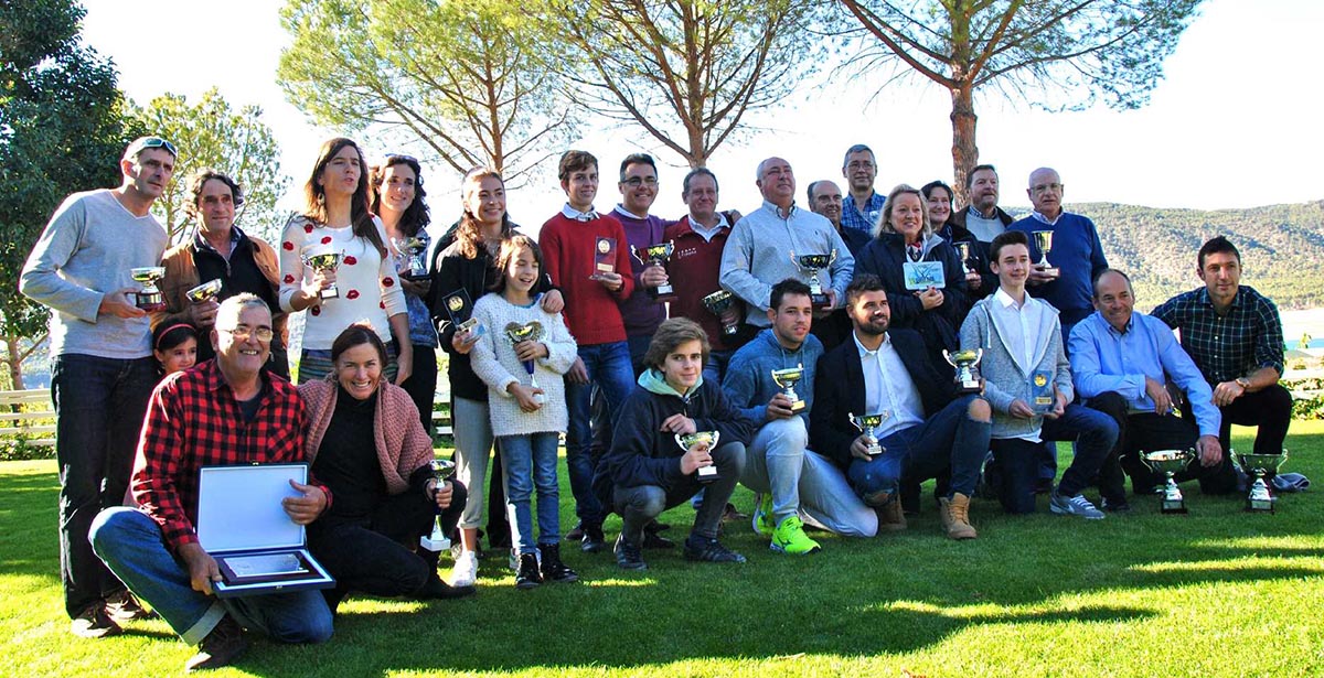 Los ganadores de los campeonatos, en la Gala del Deporte de Vela de CLM