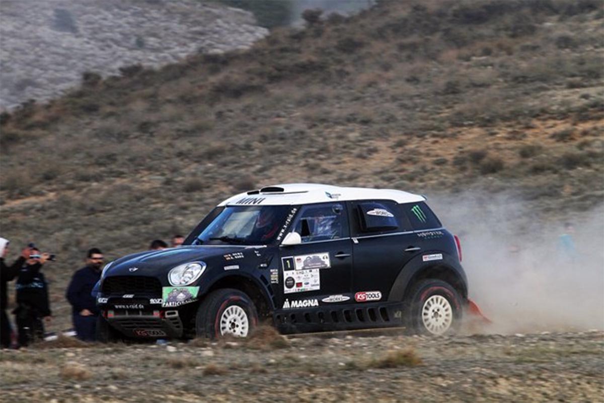 Nani Roma, vencedor del rally "Cuenca Tierra de Dinosaurios"