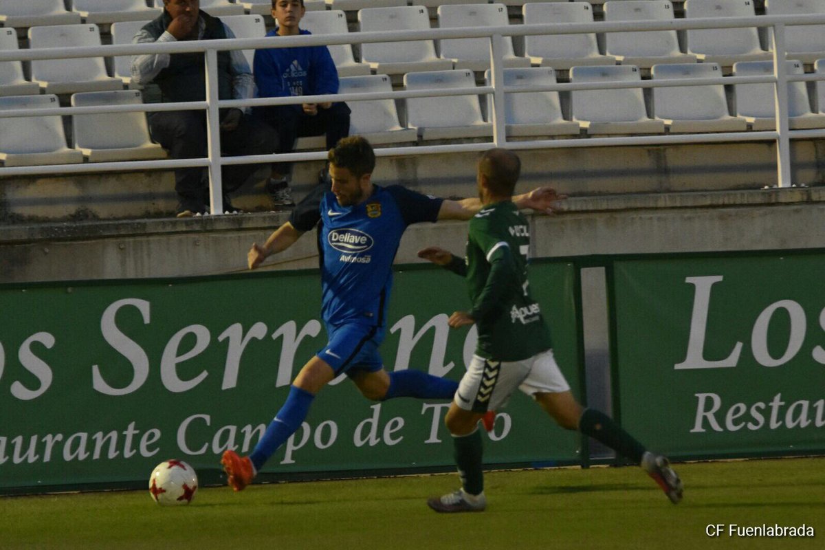 Imagen del partido entre el Toledo y el Fuenlabrada