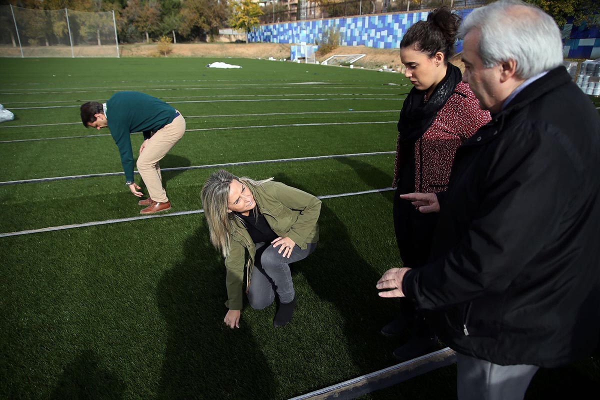 En diciembre ya se podrá jugar al fútbol y al hockey en la Escuela de Gimnasia de Toledo