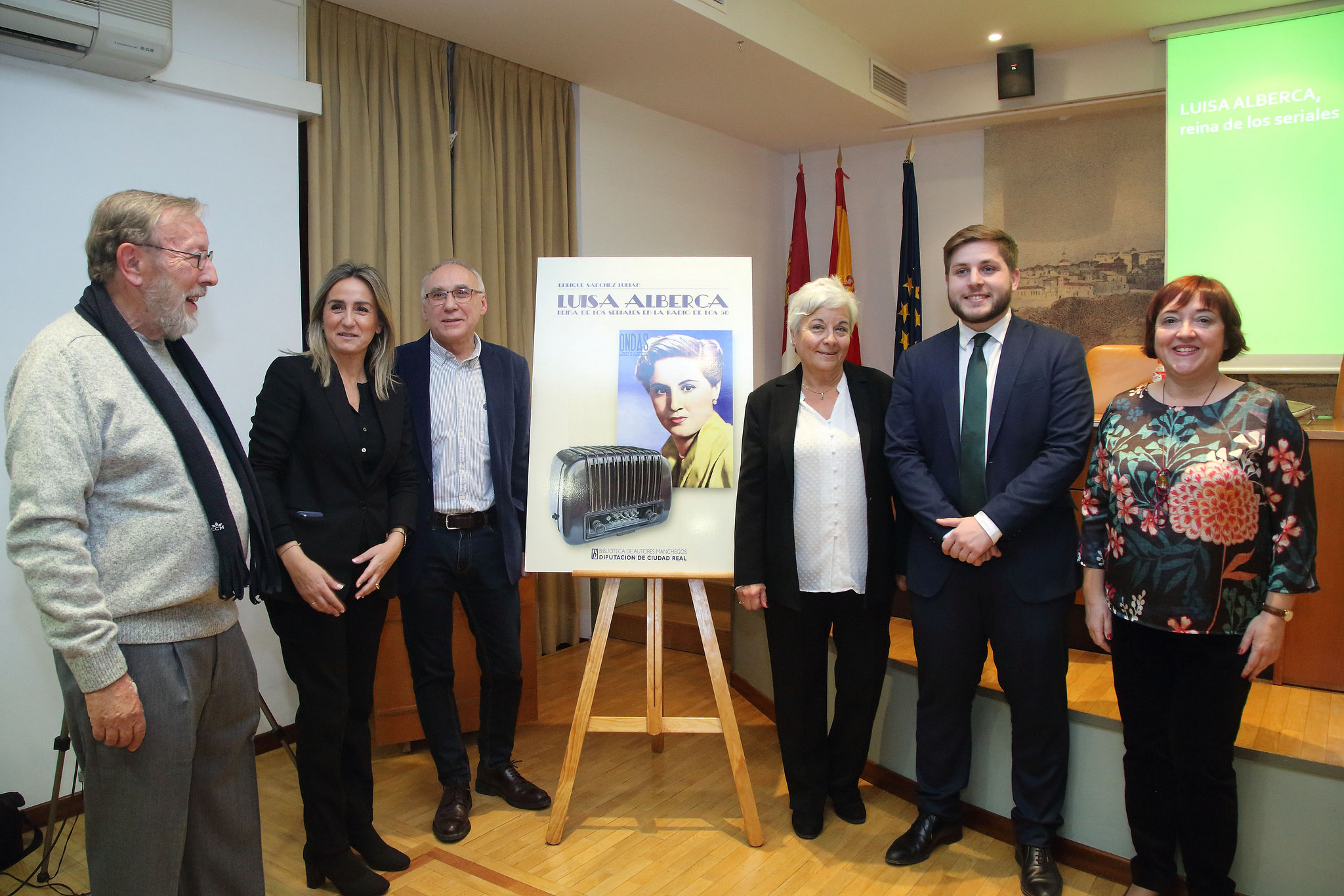 Presentación de "Luisa Alberca. Reina de los seriales de la radio de los 50", de Sánchez Eusebio.