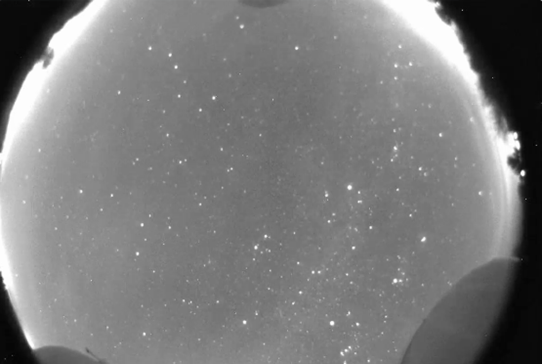 Lluviia de Gemínidas captadas desde el Complejo Astronómico de la Hita.