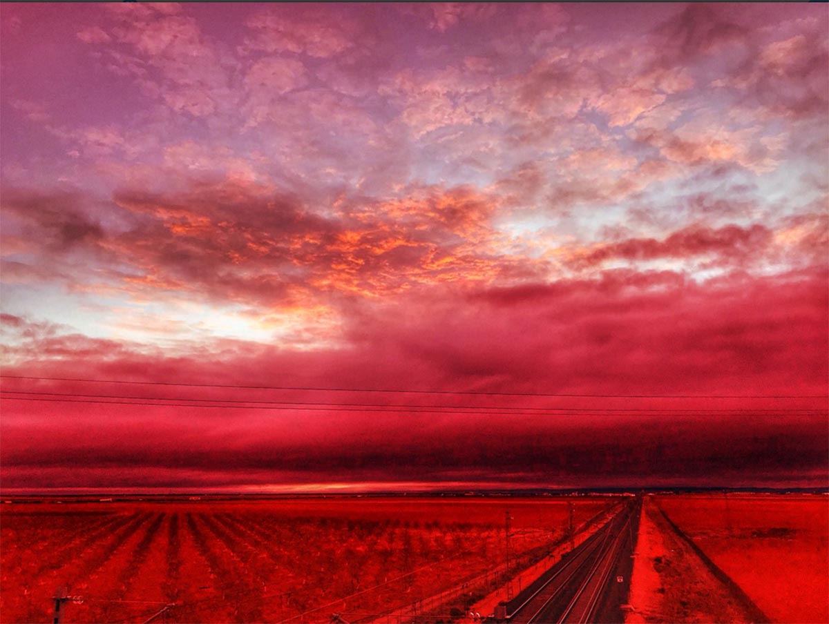 Amanecer esta mañana en Castilla-La Mancha