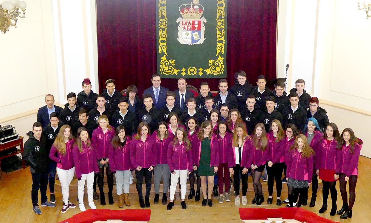Los jóvenes deportistas becados por la Diputación de Cuenca