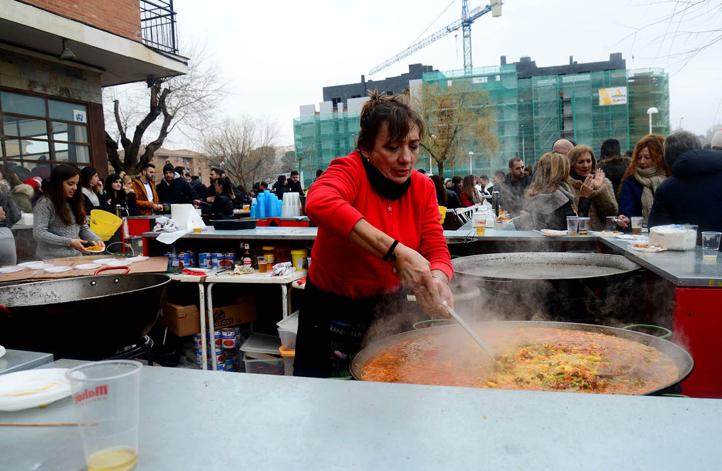 Las migas de Nochebuena y Nochevieja en el barrio de Santa Teresa, en Toledo, todo un clásico