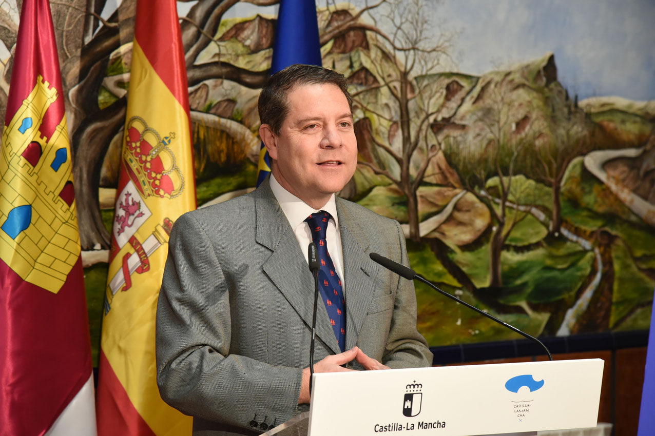El presidente de Castilla-La Mancha, Emiliano García-Page. mayores de 55