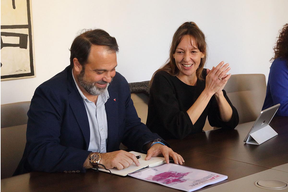 Javier Mateo e Inmaculada Herranz se reunieron en Toledo