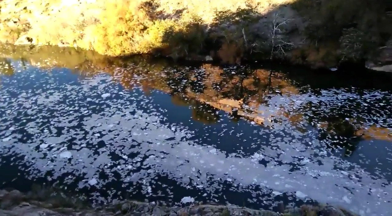 El Tajo en Toledo en el Día de la Constitución.