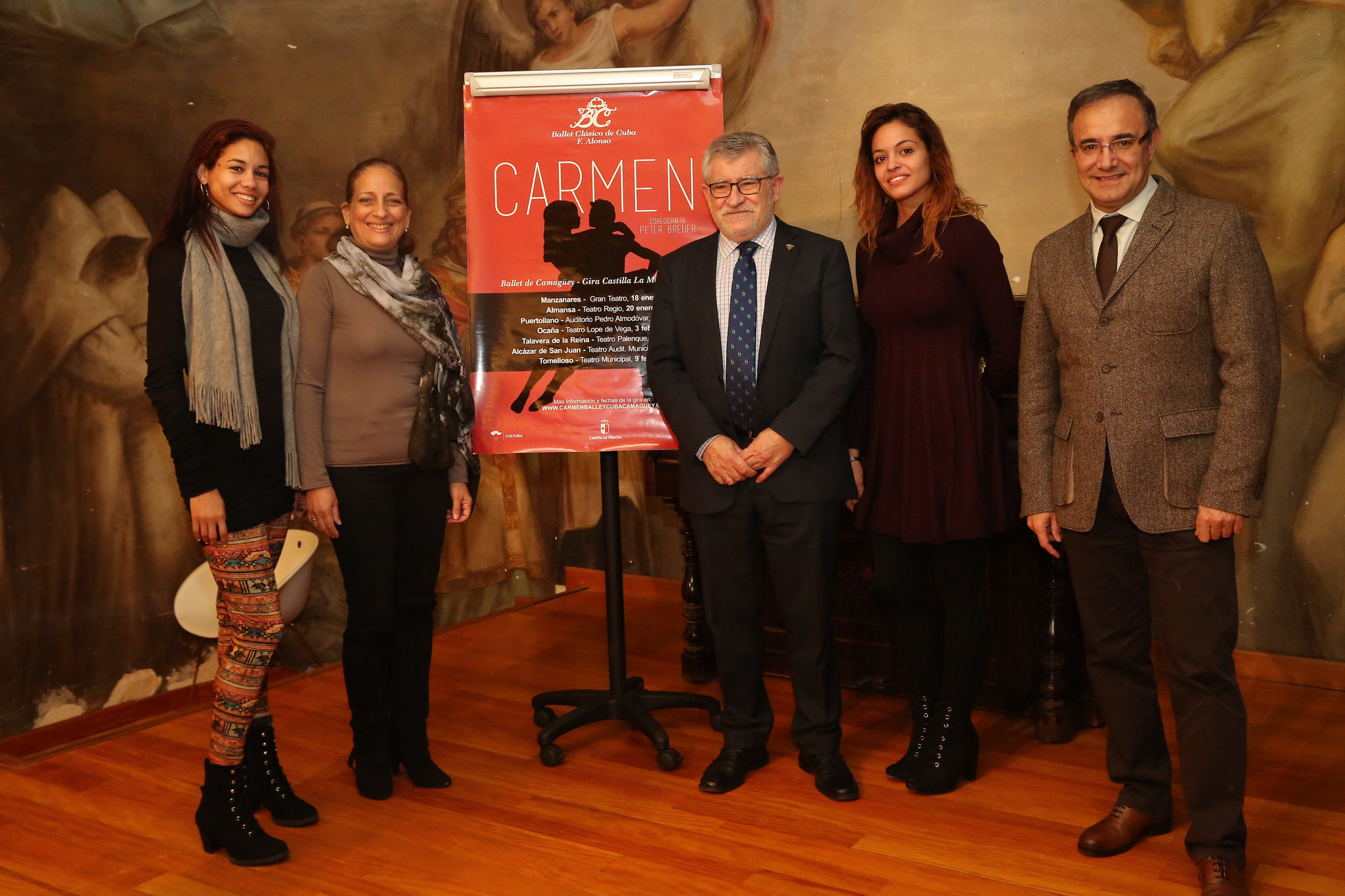 Presentación de la gira regional del Ballet Camagüey de Cuba.