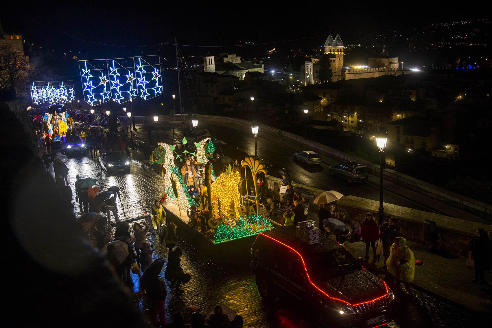 Cabalgata de Reyes Magos en Toledo.