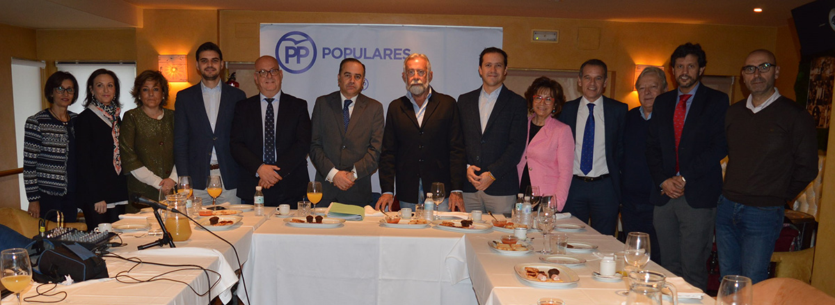 Gregorio, con dirigentes del PP de Toledo y Talavera