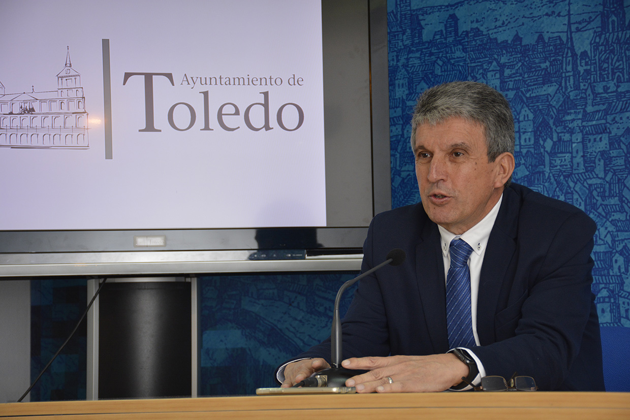 José Pablo Sabrido, portavoz en el Ayuntamiento de Toledo.