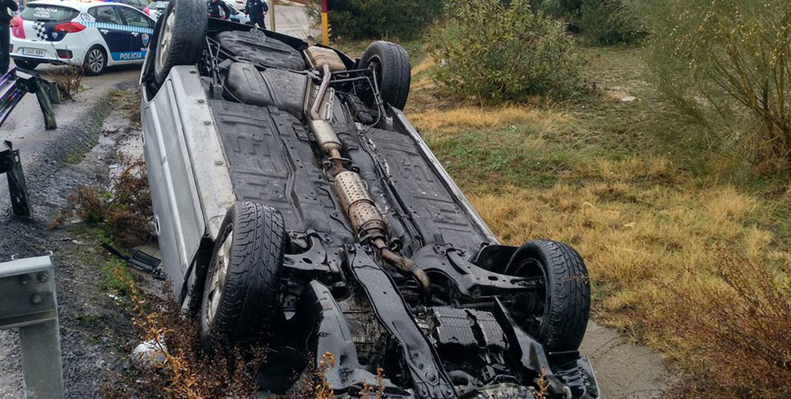 Accidente de tráfico en Toledo.