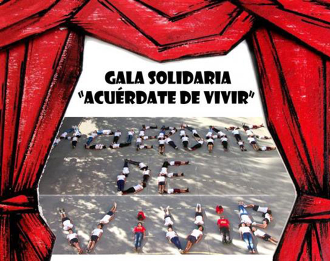 Cartel Gala Acuérdate de Vivir de Talavera.
