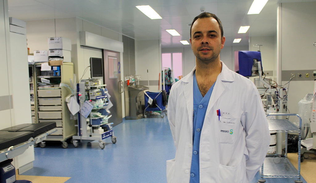 El doctor David Martínez Cecilia, del hospital de Toledo