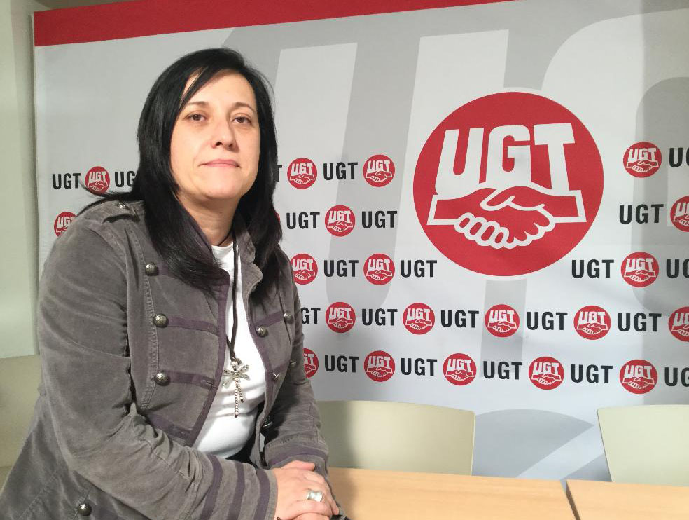 La secretario de organización de UGT de CLM, Laura Íñigo.
